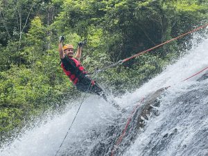 Da Lat canyoning tour with waterfall rappelling